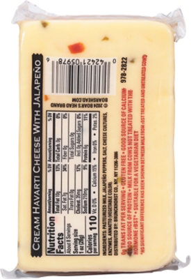 Boars Head Cheese Pre Cut Cream Havarti With Jalapeno - 8 Oz - Image 6