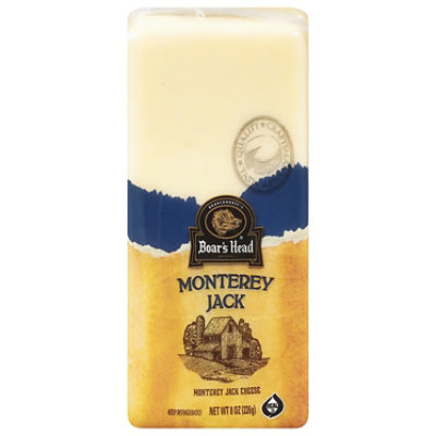 Boars Head Cheese Pre Cut Monterey Jack - 8 Oz