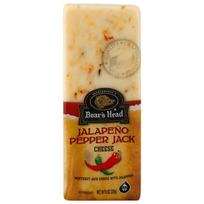 Boars Head Cheese Pre Cut Monterey Jack With Jalapeno - 8 Oz - Image 1