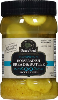 Boars Head Horseradish Pickle Chips - 15.5 Oz - Image 1