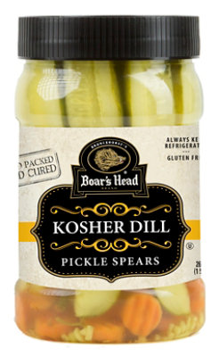 Boars Head Pickles Jar Spears - 26 Oz