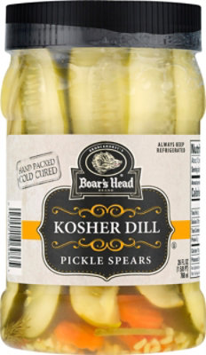 Boars Head Pickles Jar Spears - 26 Oz - Image 1