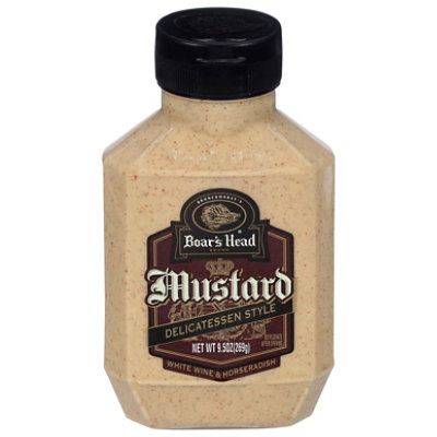 Boars Head Mustard Delicatessen Style With White Wine - 9.5 Oz