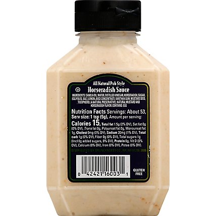 Boars Head Horseradish Sauce Pub Sauce Squeezable - 9.5 Oz - Image 6