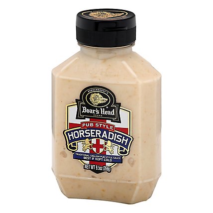 Boars Head Horseradish Sauce Pub Sauce Squeezable - 9.5 Oz - Image 2