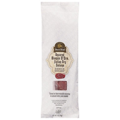 Boars Head Bianco D Oro Salame Italian Dry - 7 Oz