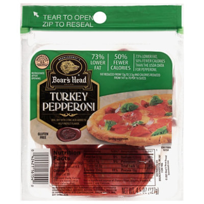 Boars Head Pepperoni Turkey Pouch - 6 Oz - Image 2