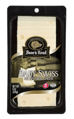 Boars Head Cheese Baby Swiss - 8 Oz - Image 1