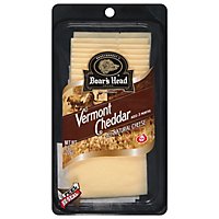Boars Head Cheese Cheddar Vermont White - 8 Oz - Image 1