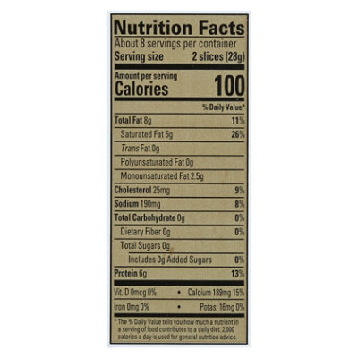 Boars Head Cheese Muenster - 8 Oz - Image 3