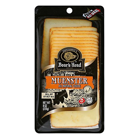Boars Head Cheese Muenster - 8 Oz