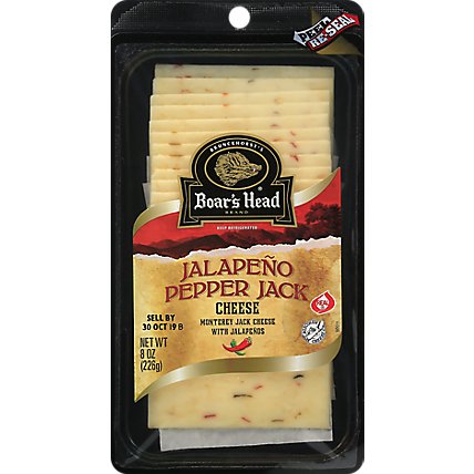 Boars Head Cheese Monterey Jack With Jalapeno - 8 Oz - Image 1