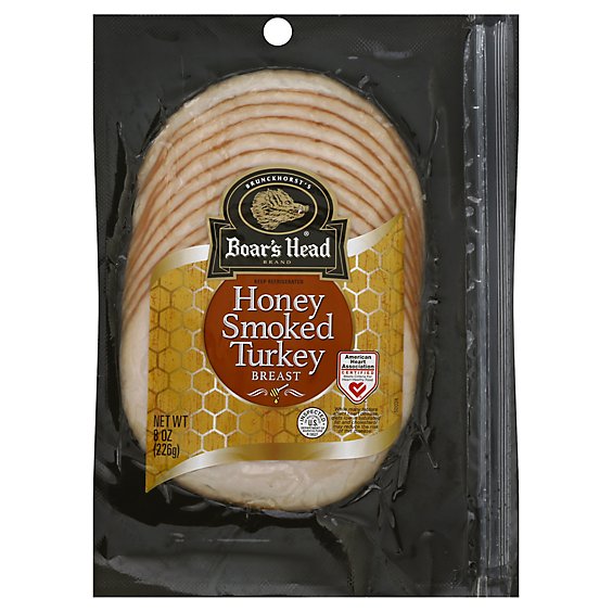 Boars Head Turkey Breast Honey Smoked - 8 Oz