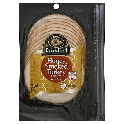 Boars Head Turkey Breast Honey Smoked - 8 Oz - Image 1