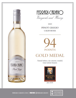 Ferrari Carano Pinot Grigio Wine - 750 Ml - Image 4