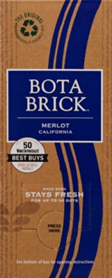 Bota Brick Merlot Wine - 1.5 Liter - Image 4