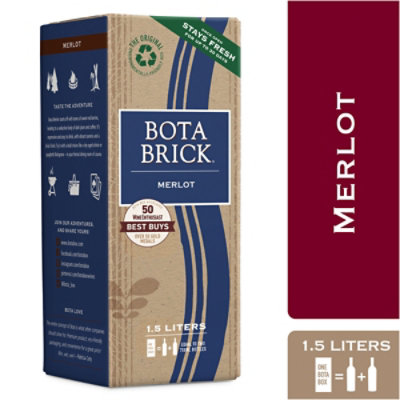 Bota Brick Merlot Wine - 1.5 Liter - Image 2