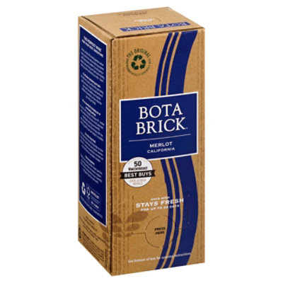 Bota Brick Merlot Wine - 1.5 Liter