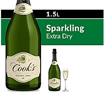 Cook's California Champagne Extra Dry White Sparkling Wine - 1.5 Liter
