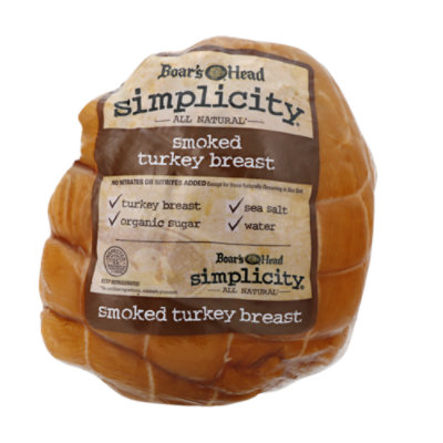 Boars Head Simplicity All Natural Turkey Breast Smoked - 0.50 Lb