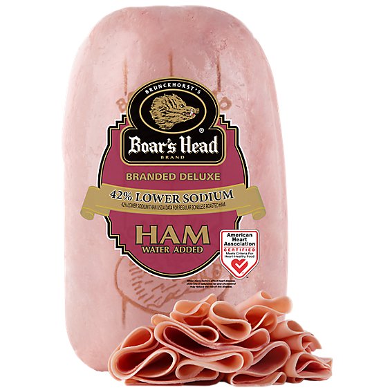 Boar's Head Low Sodium Deluxe Ham - 0.50 Lb