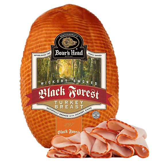 Boar's Head Fresh-Sliced Turkey Black Forest Hickory Smoked - 0.50 Lb