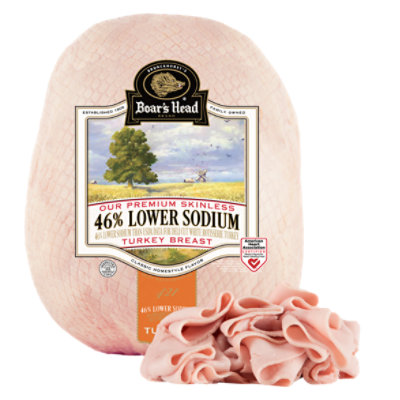 Boar's Head 46% Lower Sodium Turkey - 0.50 Lb.