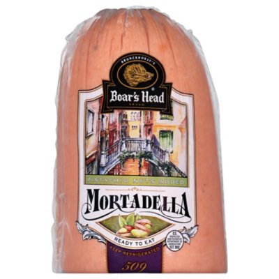 Boar's Head Mortadella With Pistachio Nuts - 0.50 Lb