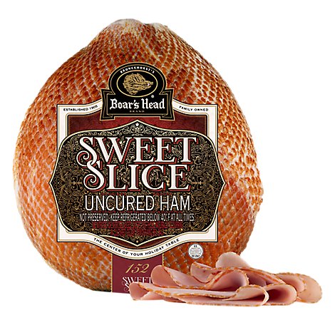 Boar's Head Sweet Slice Smoked Uncured Ham - 0.50 Lb
