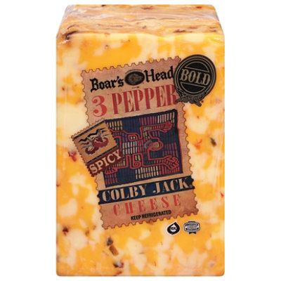 Boar's Head Bold 3 Pepper Colby Jack Bold Cheese - Image 2