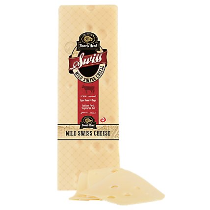 Boars Head Mild Swiss Cheese - 0.50 Lb - Image 1