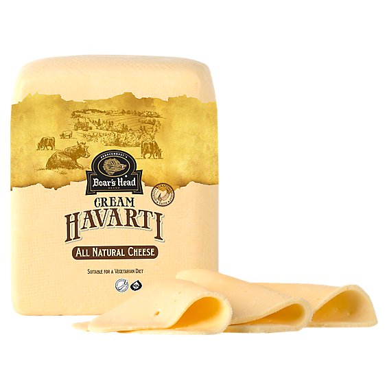 Boars Head Havarti Plain Cheese - 0.50 Lb