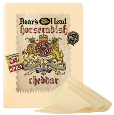 Boar's Head Horseradish Cheddar Cheese - Image 1