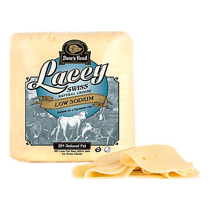 Boars Head Lacey Swiss Cheese - 0.50 Lb - Image 1