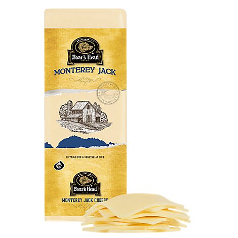 Boars Head Cheese Monterey Jack - 0.50 LB