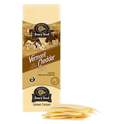 Boar's Head Vermont White Cheddar Cheese - 0.50 Lb - Image 1