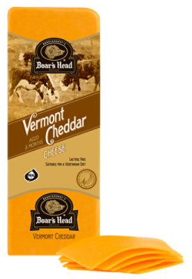Boars Head Vermont Yellow Cheddar Cheese - 0.50 Lb