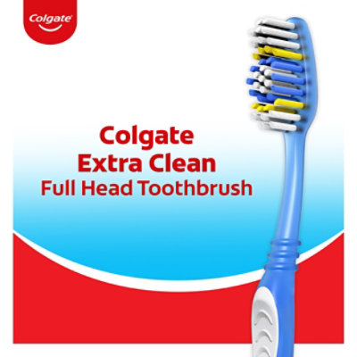 Colgate Extra Clean Full Head Manual Toothbrush Medium - Each - Image 2