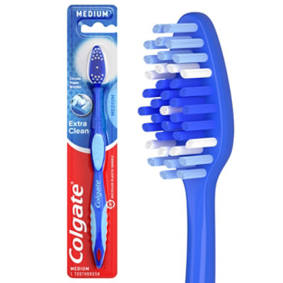 Colgate Extra Clean Full Head Manual Toothbrush Medium - Each