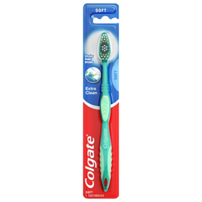 Colgate Extra Clean Full Head Manual Toothbrush Soft - Each - Image 1