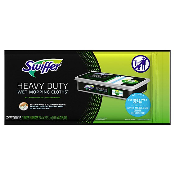 Swiffer Sweeper 2in1 Dry and Wet Multi Surface Floor Cleaner Starter Kit Mop + 10 Refills - Each