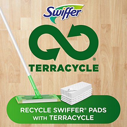 Swiffer Sweeper 2in1 Dry and Wet Multi Surface Floor Cleaner Starter Kit Mop + 10 Refills - Each - Image 4