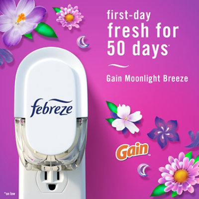 Febreze Plug Gain Moonlight Breeze - 2 Count - Image 3