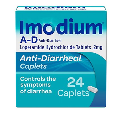 Imodium Anti-Diarrheal Caplets - 24 Count - Image 2