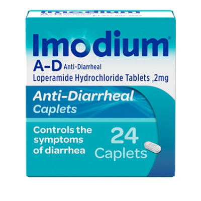 Imodium Anti-Diarrheal Caplets - 24 Count - Image 1