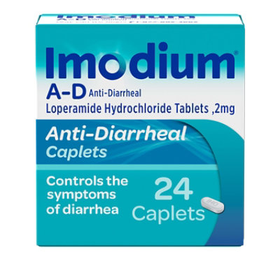 Imodium Anti-Diarrheal Caplets - 24 Count