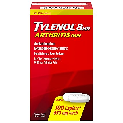 Tylenol Arthritis Pain Reliever Fever Reducer Caplet 650 Mg - 100 Count - Image 3