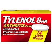 Tylenol Arthritis Pain Reliever Fever Reducer Caplet 650 Mg - 24 Count - Image 3