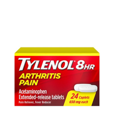 Tylenol Arthritis Pain Reliever Fever Reducer Caplet 650 Mg - 24 Count - Image 2