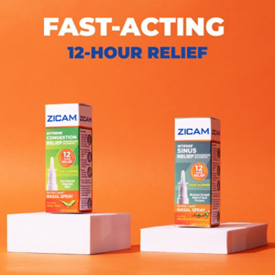 Zicam Intense Sinus Relief No Drip Relief Nasal Spray With Cooling Menthol And Eucalyptus - 0.5 Oz - Image 3